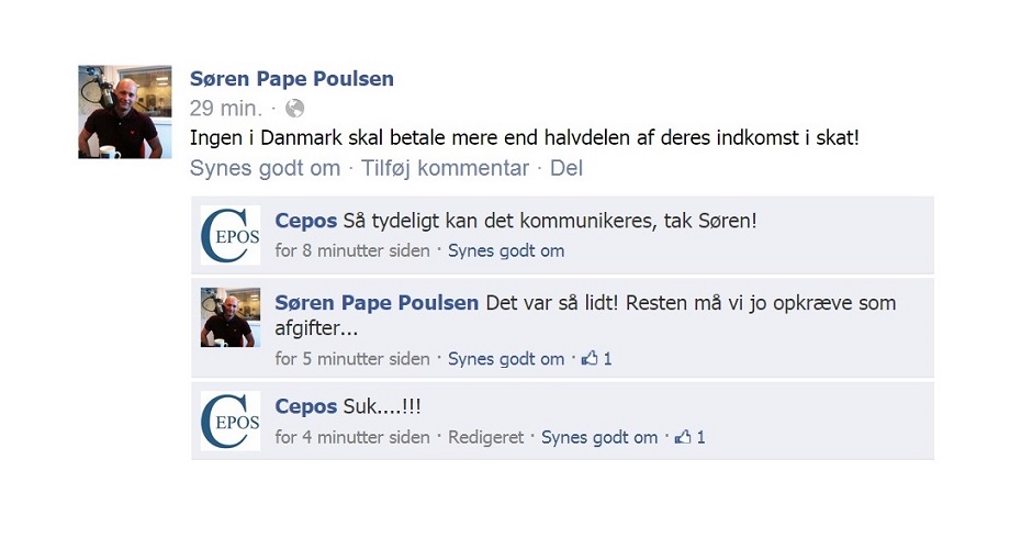 Hit med pengene!