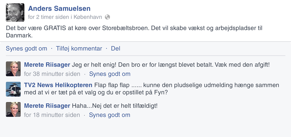 Broen over stemmehavet!