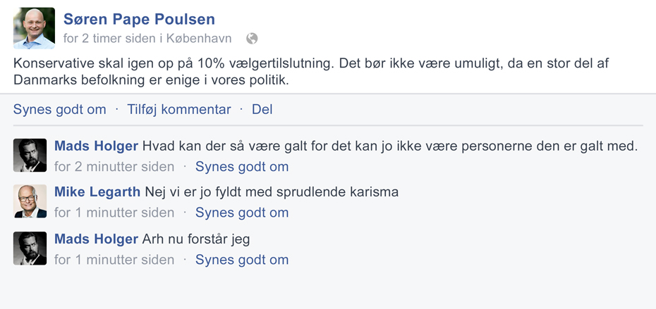 Sprudlende konservativ!