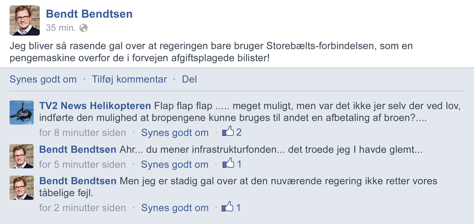 Bendt raser!