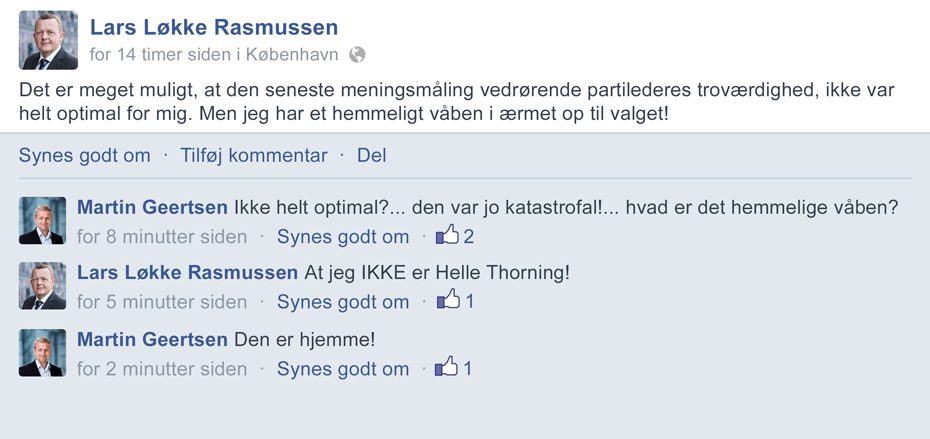 Den er hjemme!