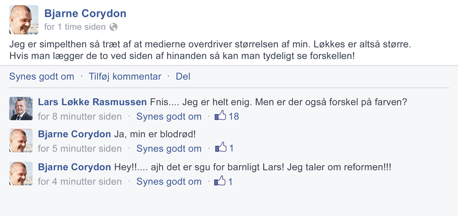 Din er større end min!