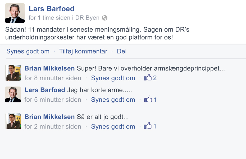 Korte arme!