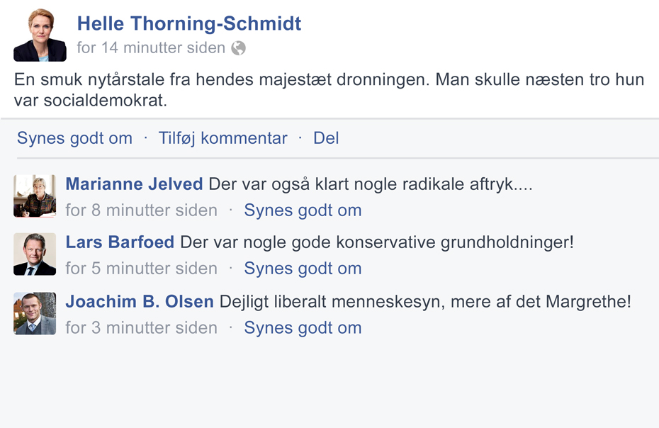 Hun er vores!