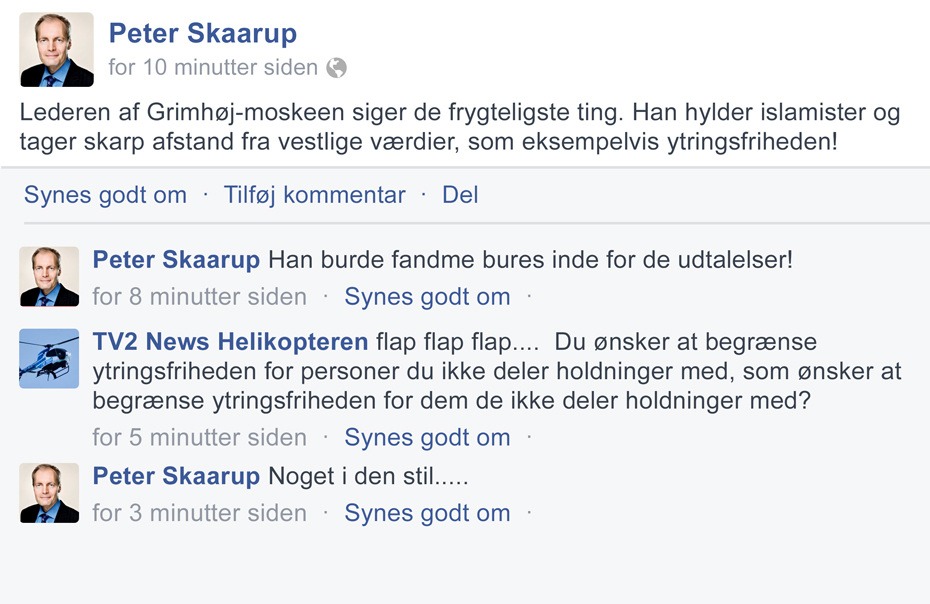 Ytringsfrihed.....light?