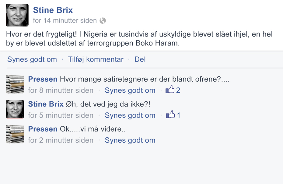 Et helt andet sted....
