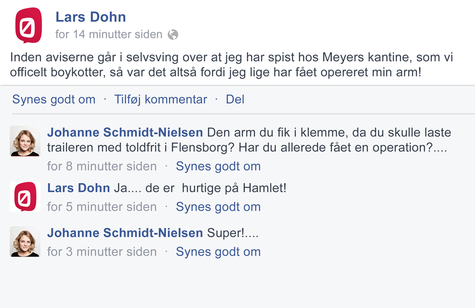 Velbekomme!