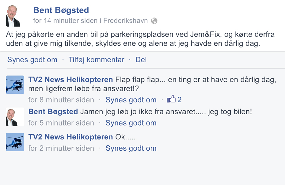 En helt igennem dårlig dag!