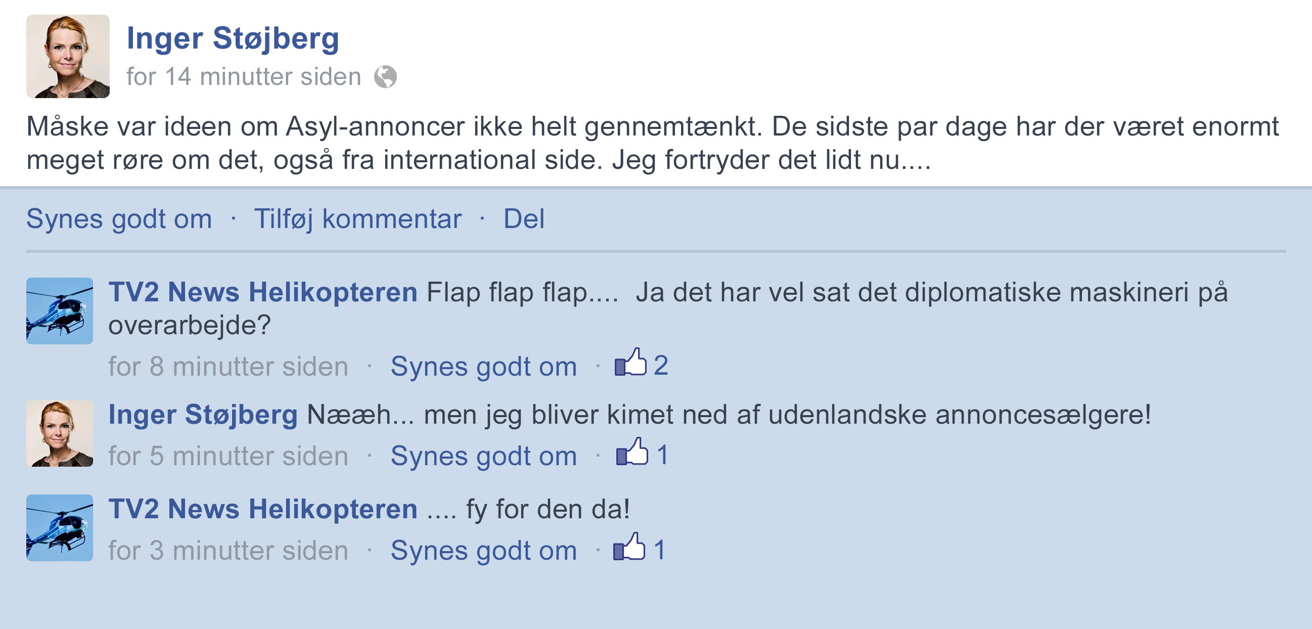 Inger har fået travlt!