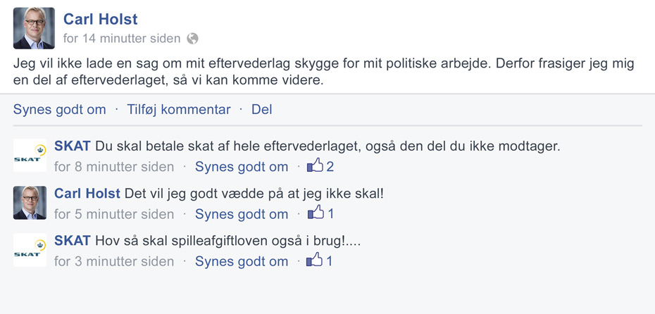 Carl KAN ikke vinde....