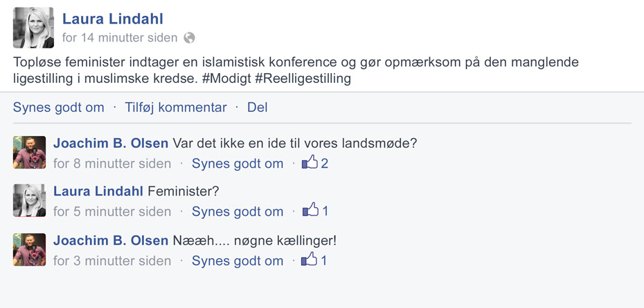 Modige kællinger!