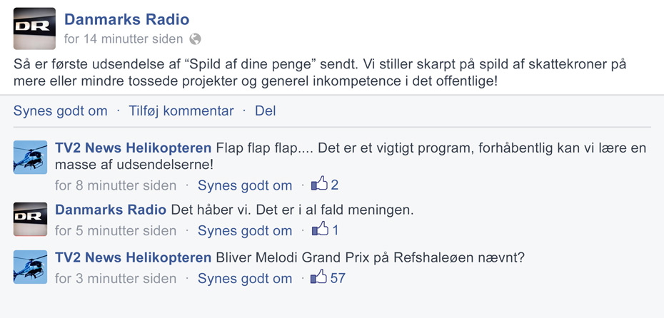 Det skal du nok ikke regne med!