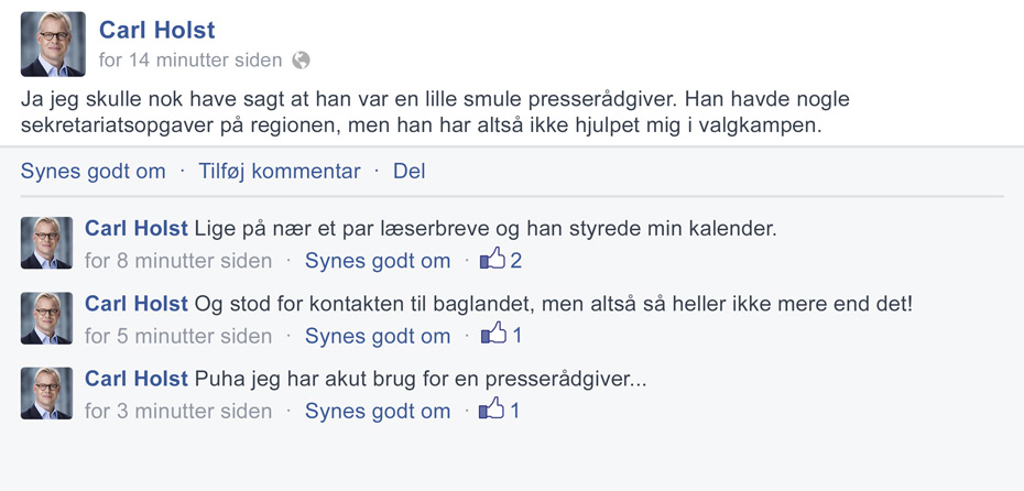 Skaf mig fluks en presserådgiver!