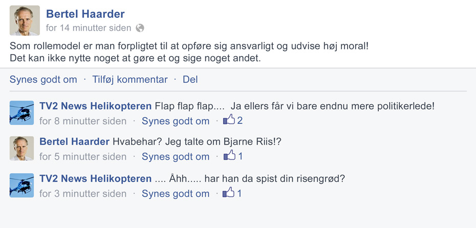 Tal pænt om Bjarne!