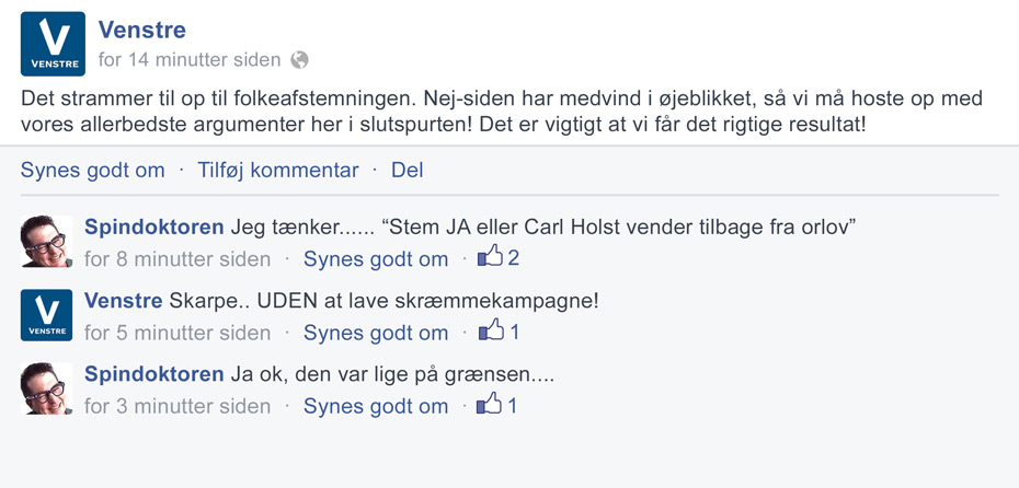Lige på grænsen