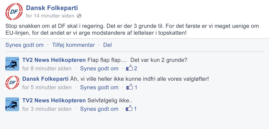Regering?... os?!