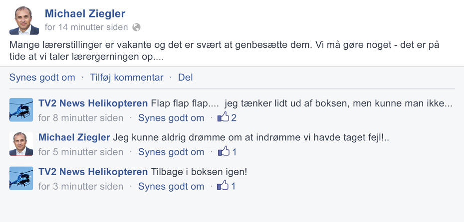 Ind i boksen...