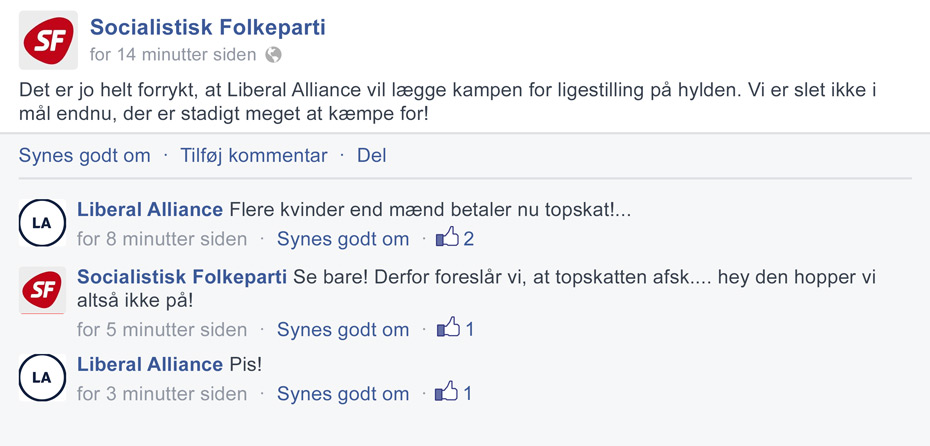 Ligestilling nu!