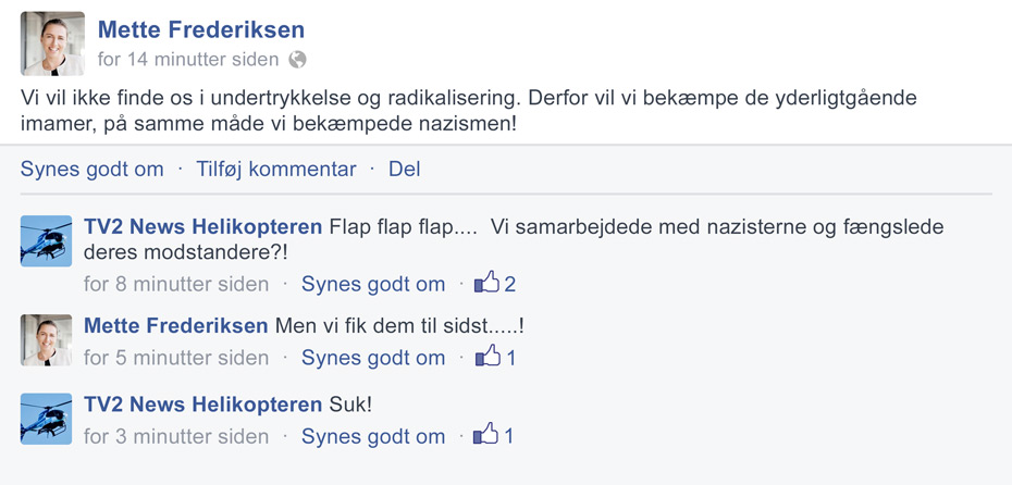 De har ikke en chance!