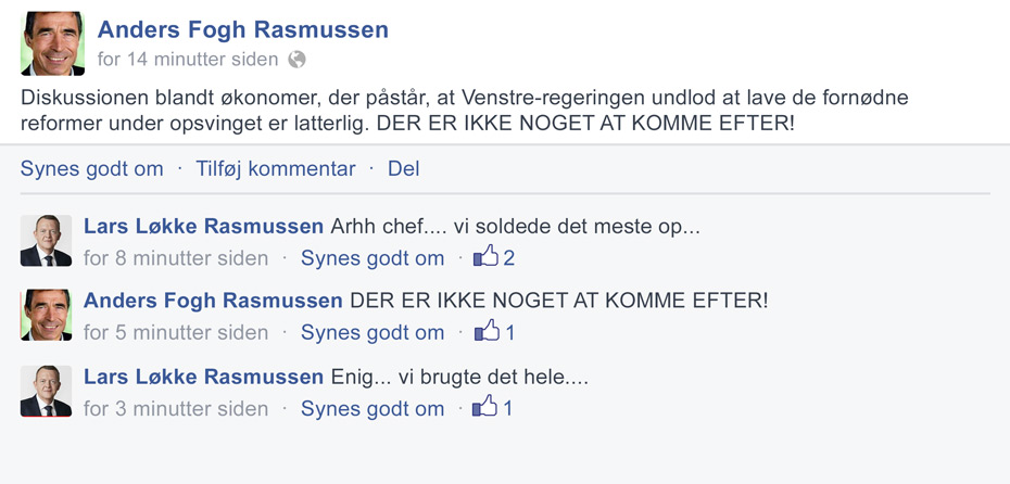 Ikke noget at komme efter!
