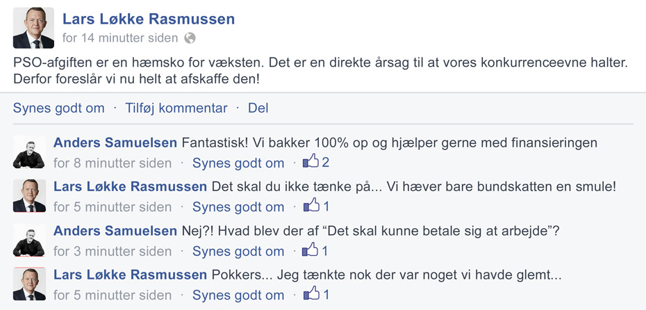 Det ka' jo smutte...