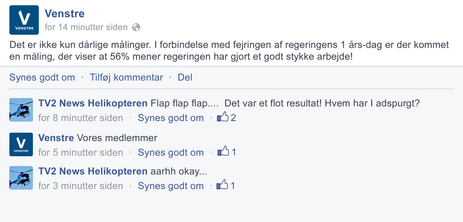 Fremgang!