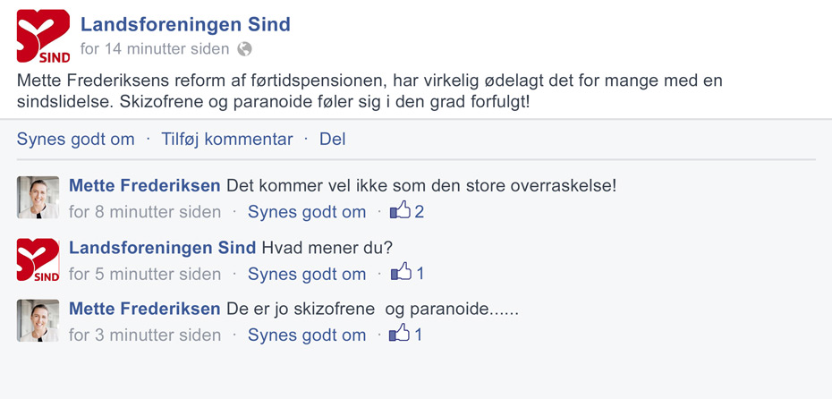 Ikke uventet....