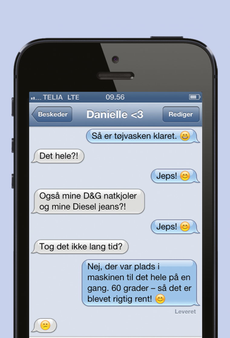 Tøjvask klaret