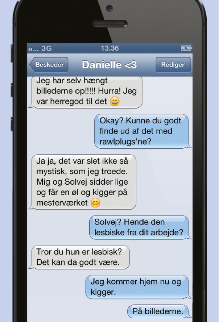 Hængt billeder op