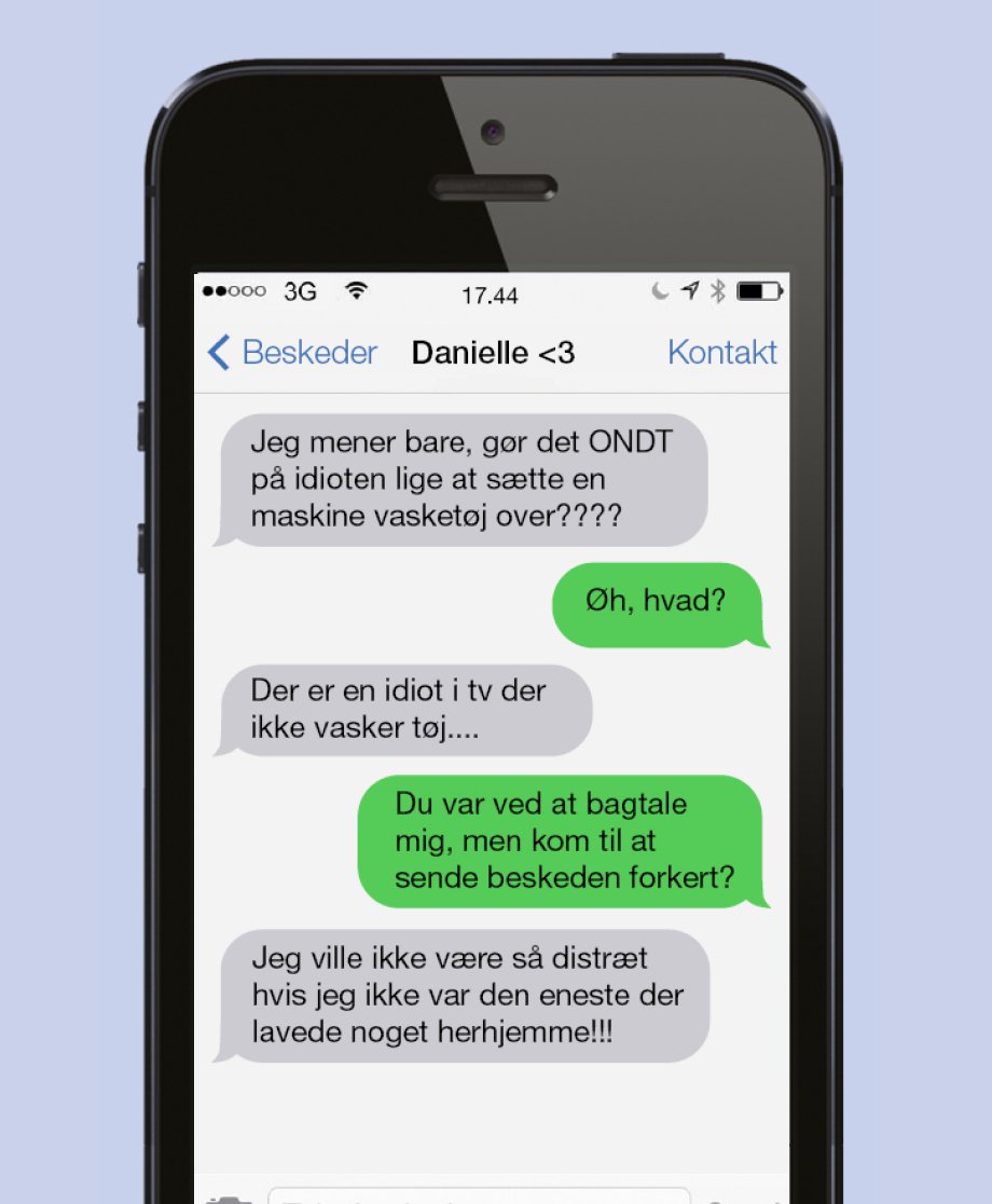 Idiot der ikke vasker tøj