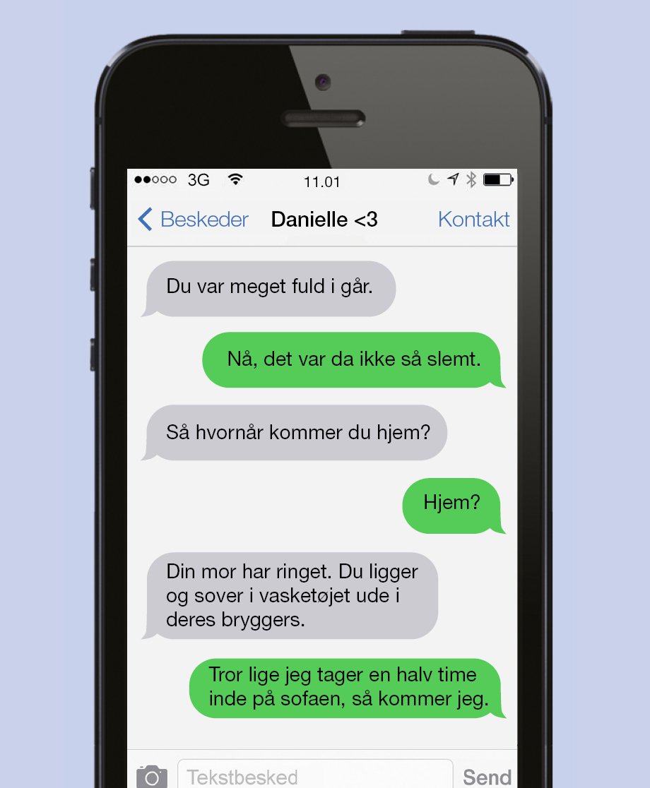 Du var meget fuld i går.