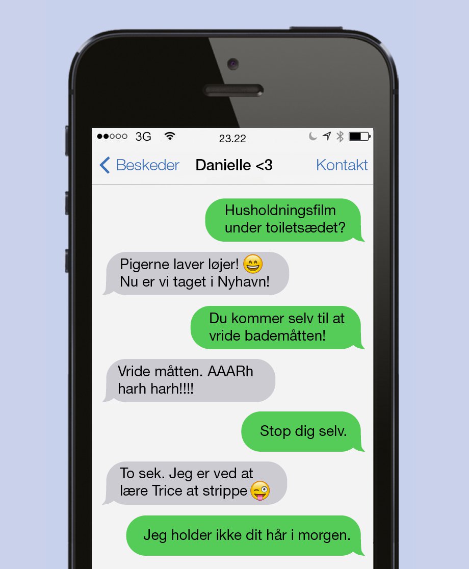 Pigerne laver løjer!