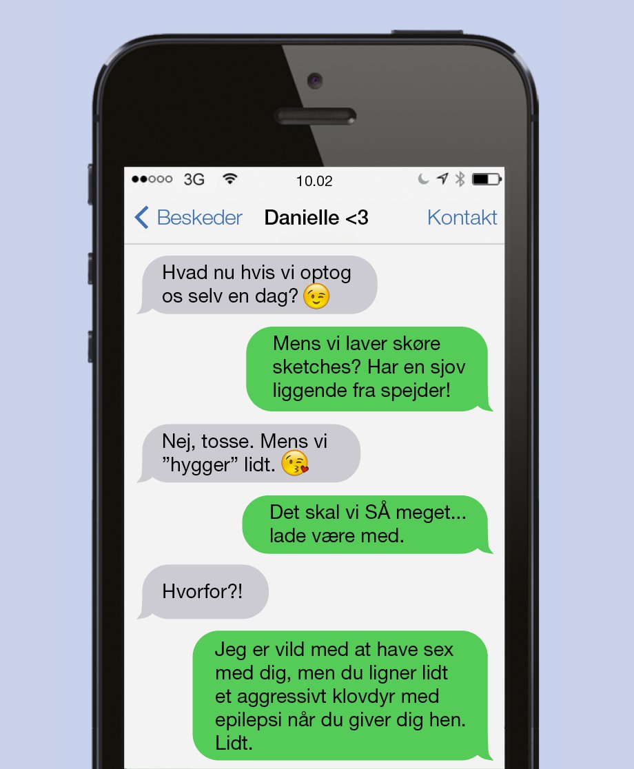 Mens vi "hygger" lidt