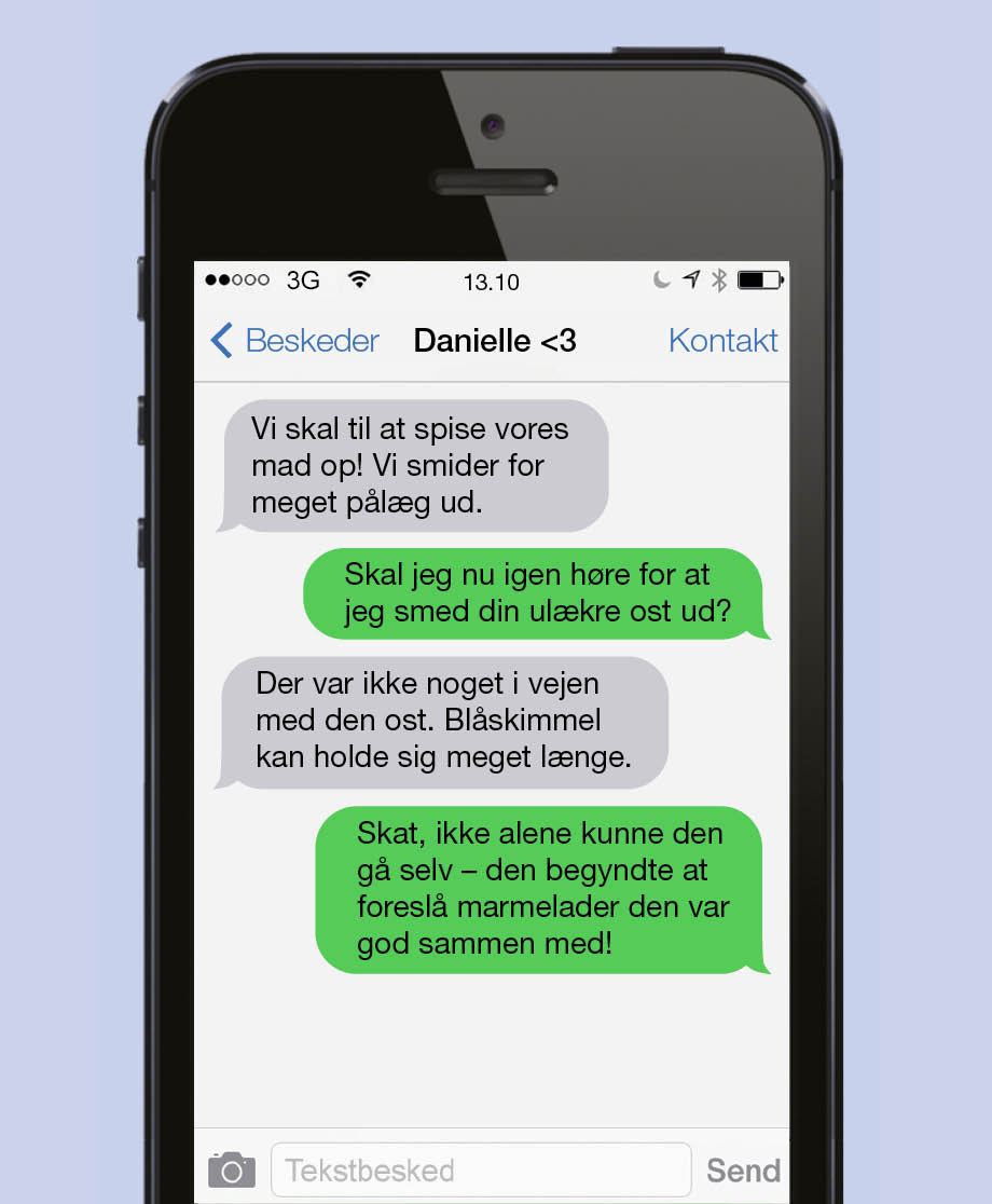 Vi smider for meget ud