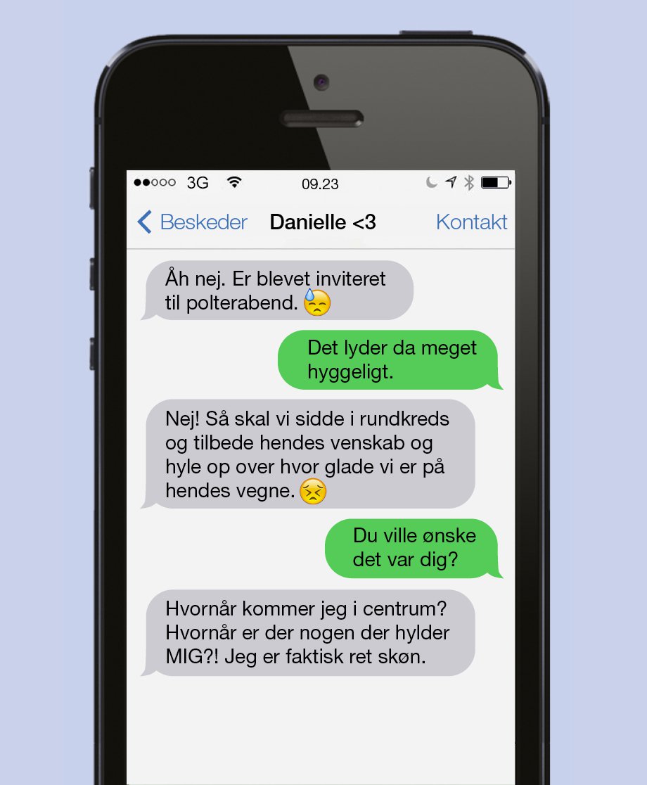 Inviteret til polterabend
