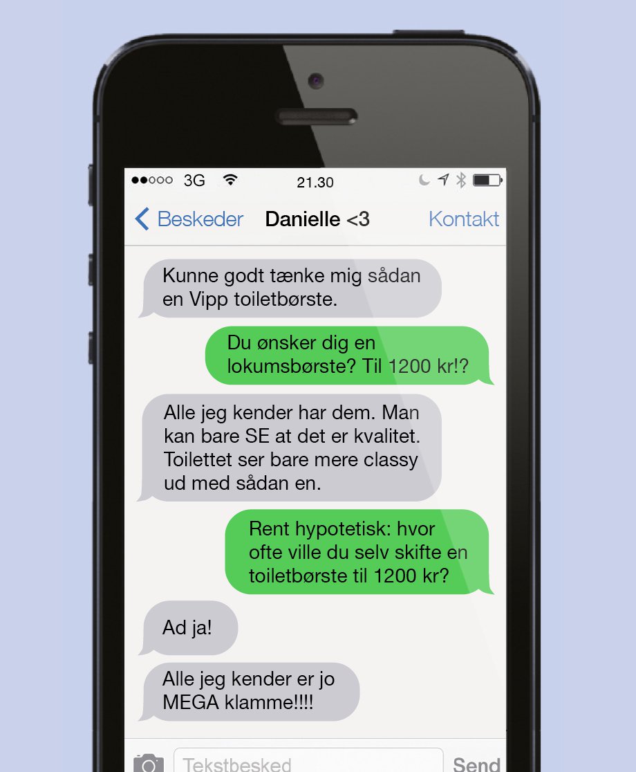Dyr toiletbørste