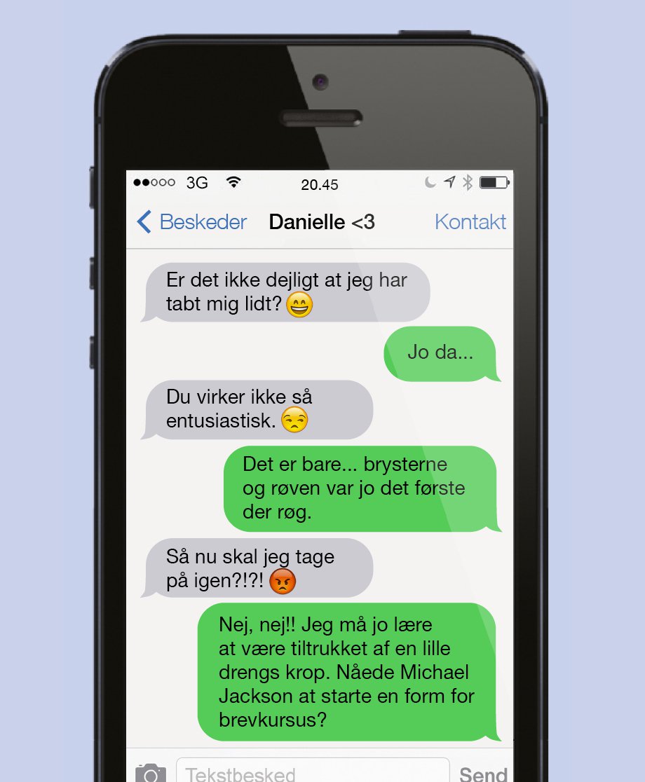 Har tabt mig lidt