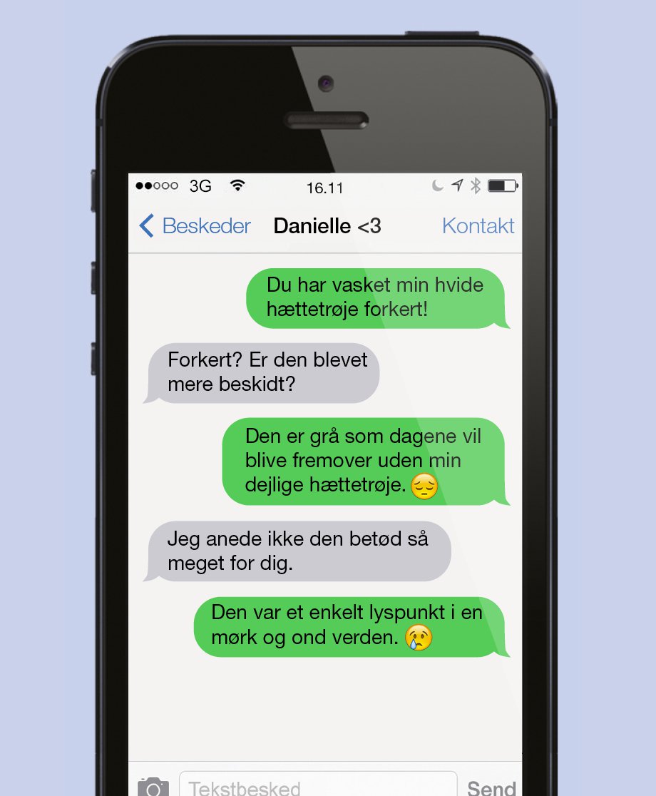 Du har vasket forkert!