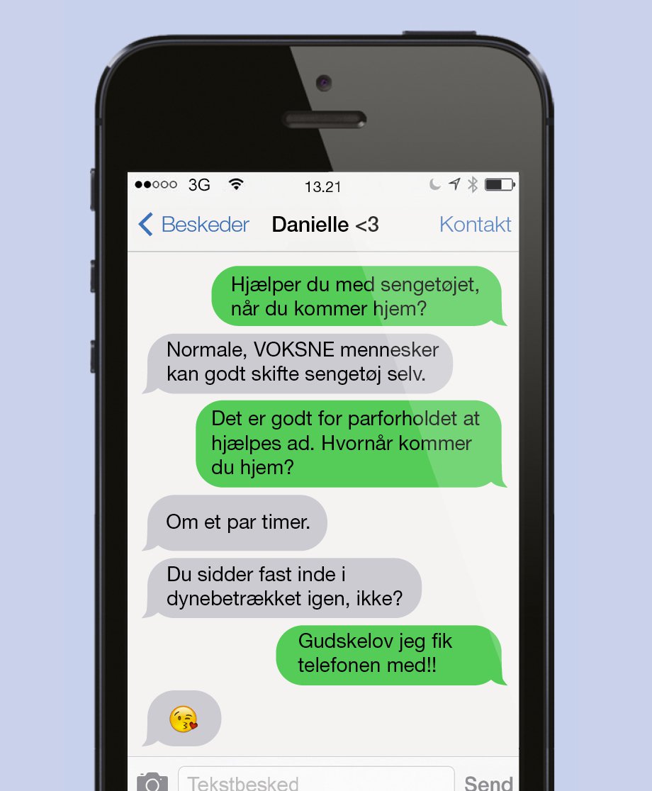 Hjælp med sengetøjet