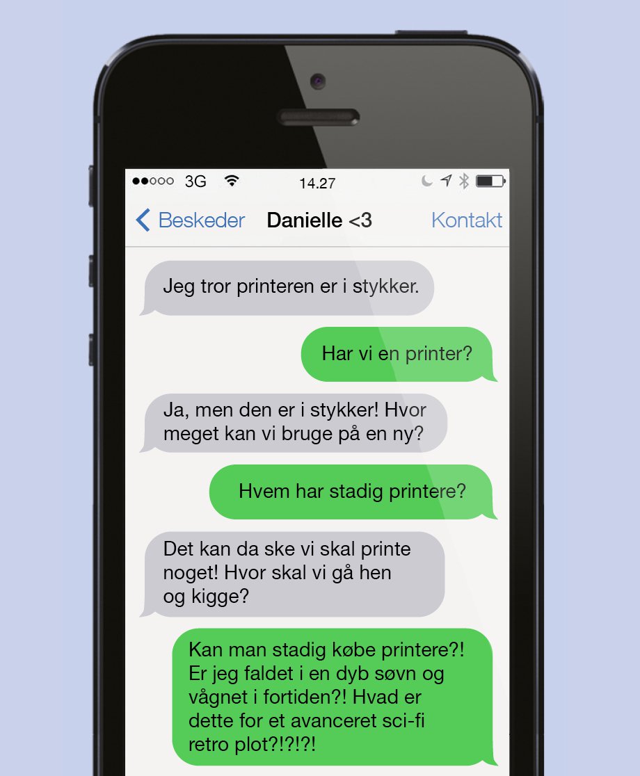Hvem har stadig en printer?