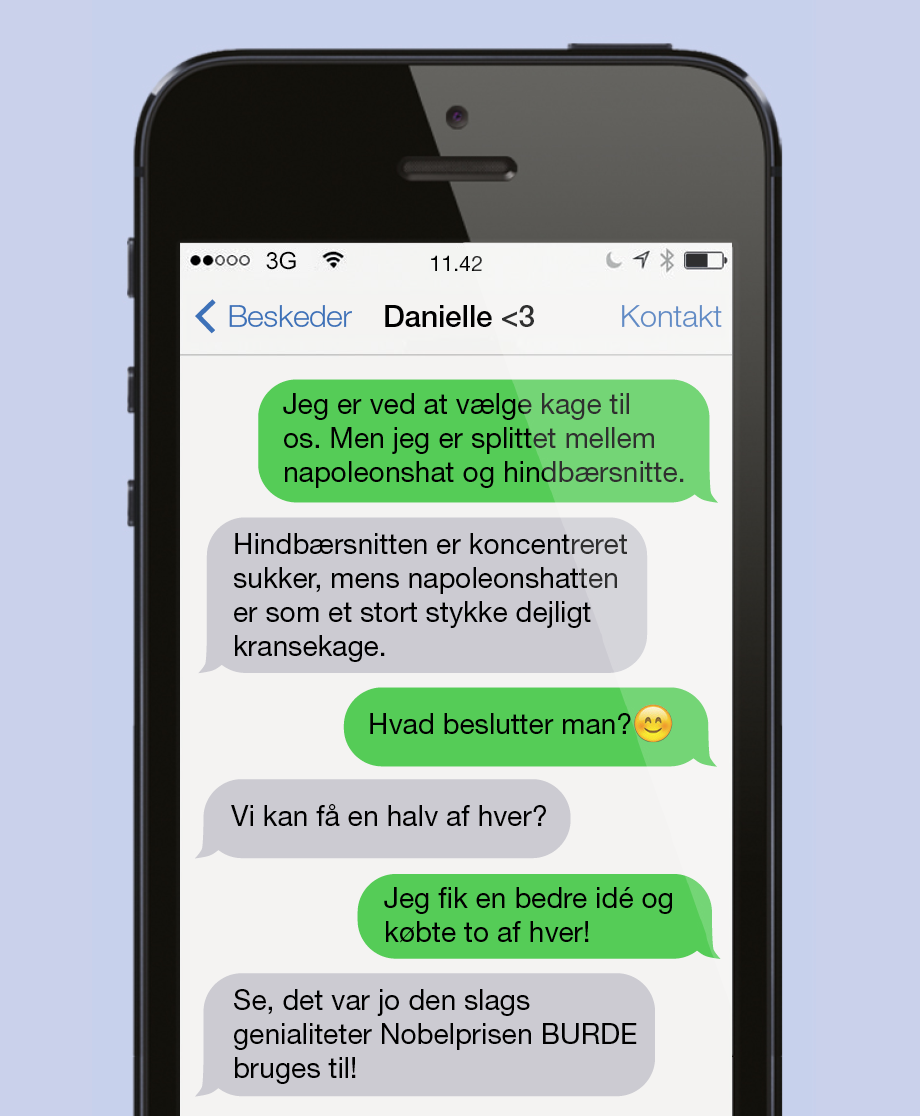 Napoleonshat eller hindbærsnitte?