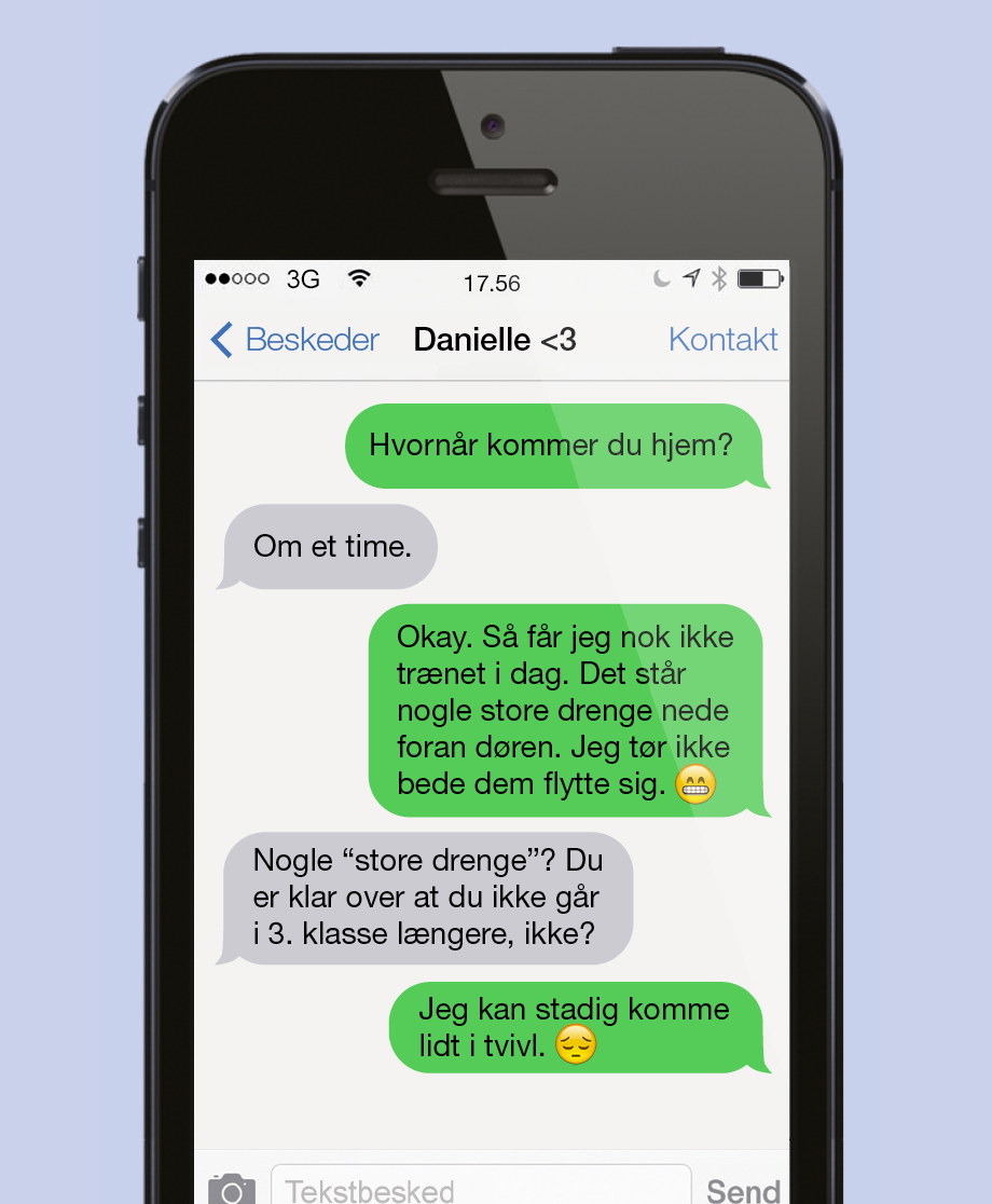 Store drenge i gadedøren