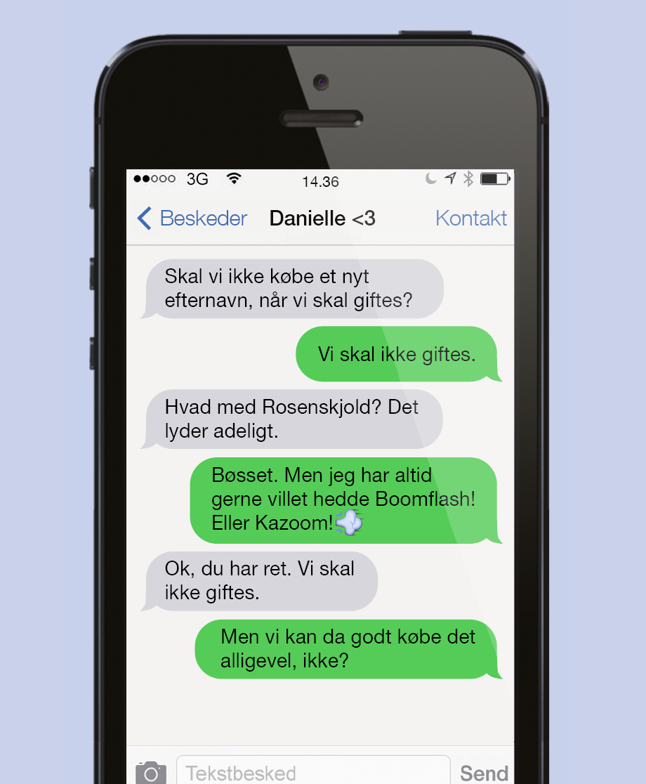 Det blev droppet.
