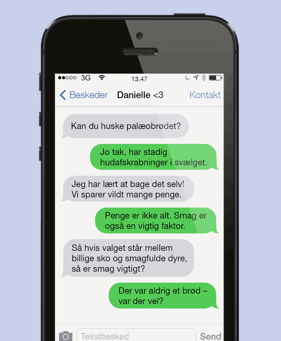 Smagfulde sko eller smagfuldt brød
