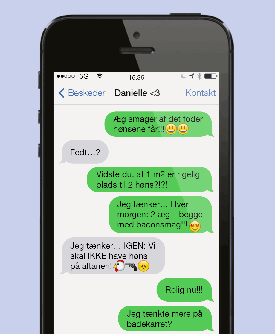 To høns