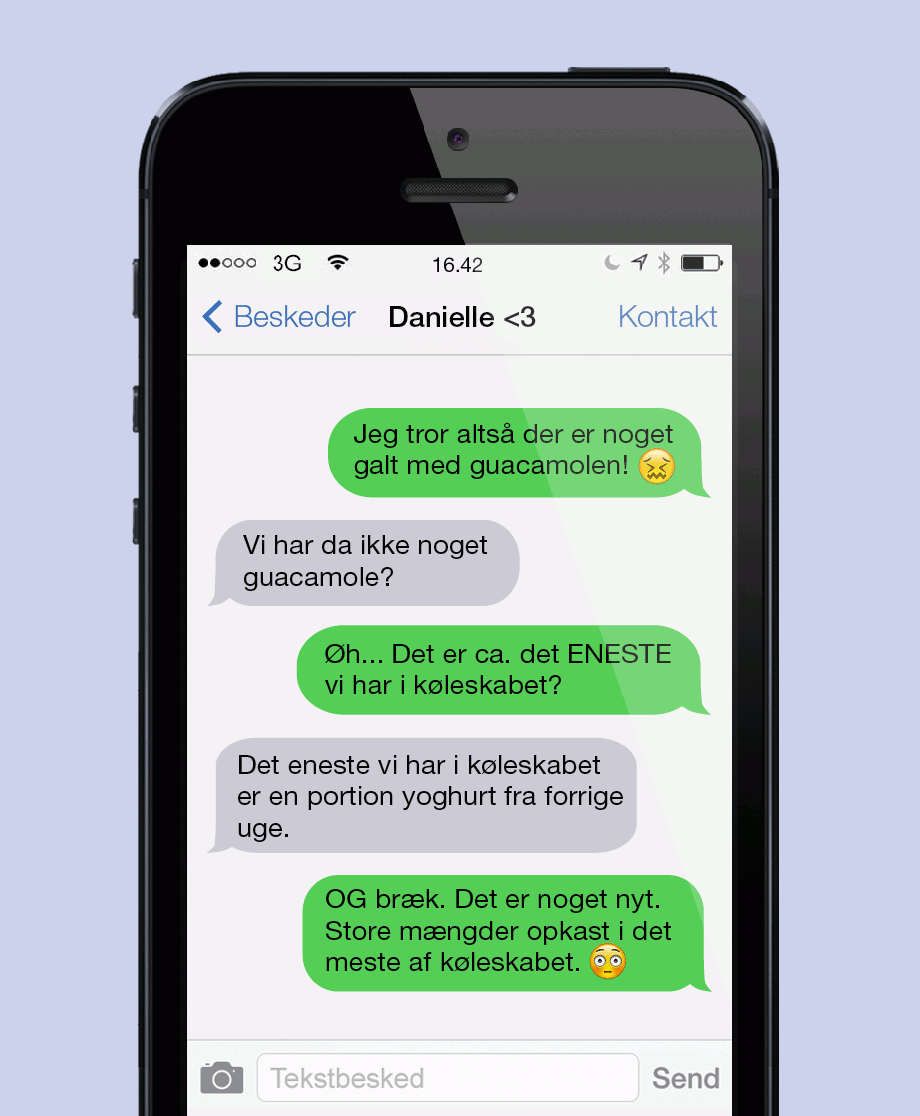 Der er noget galt med den guacamole ...