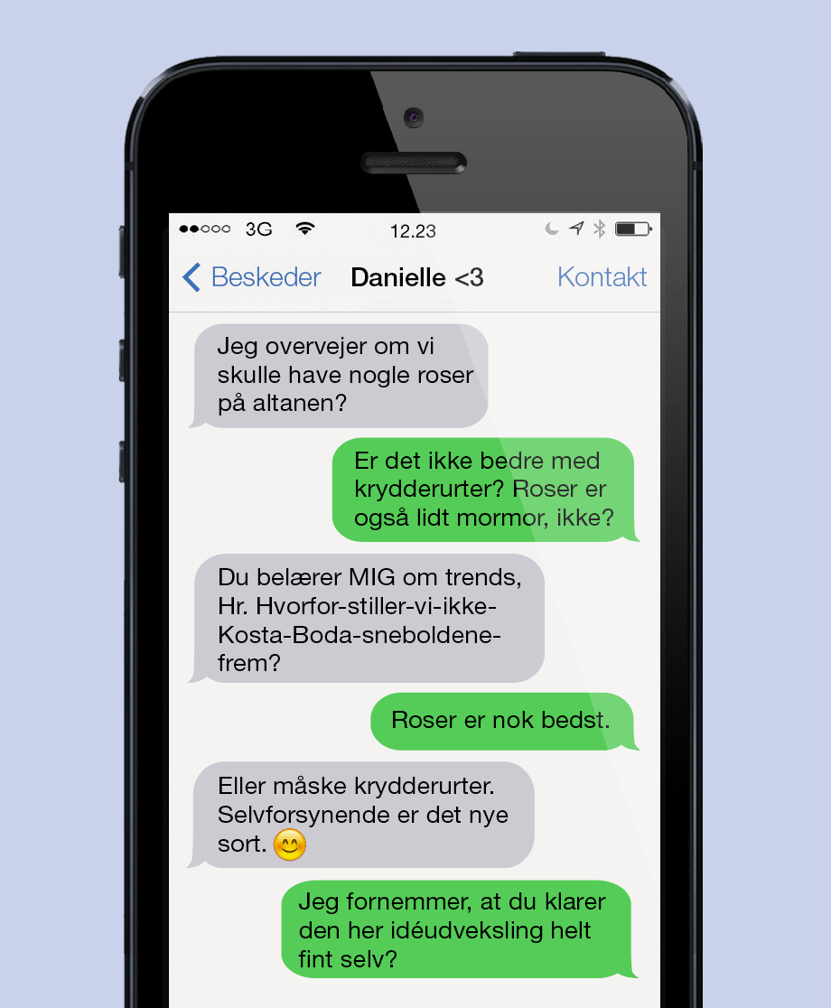 Idéudveksling for én!