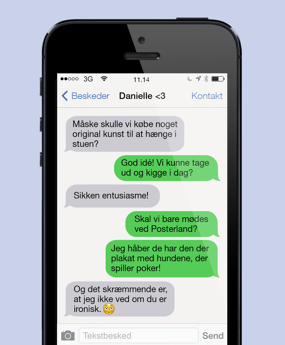 Skøn original kunst til væggen