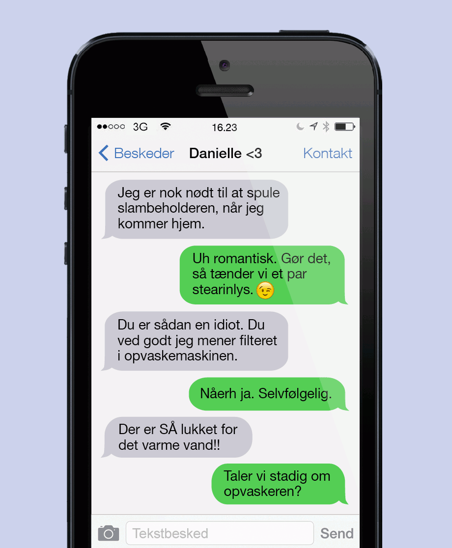 Slambeholderen skal spules