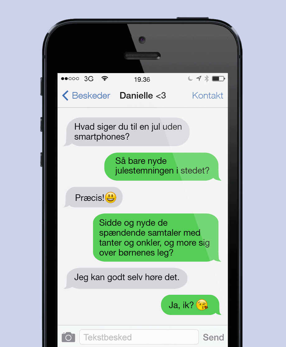 Jul uden smartphones?
